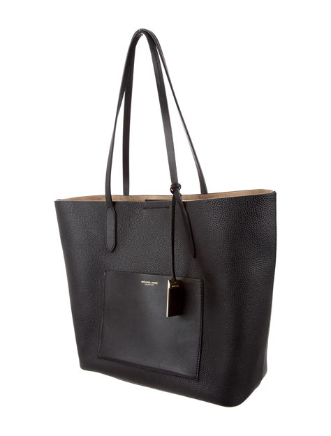 michael kors leder shopper